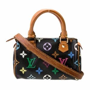 Authentic Louis Vuitton Multicolor Monogram Mini Speedy